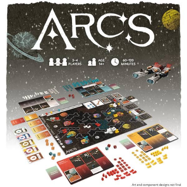 jeu de société, Arcs, Cole Wehrle,  jeu de plis,  Kyle Ferrin, stratégie, batailles